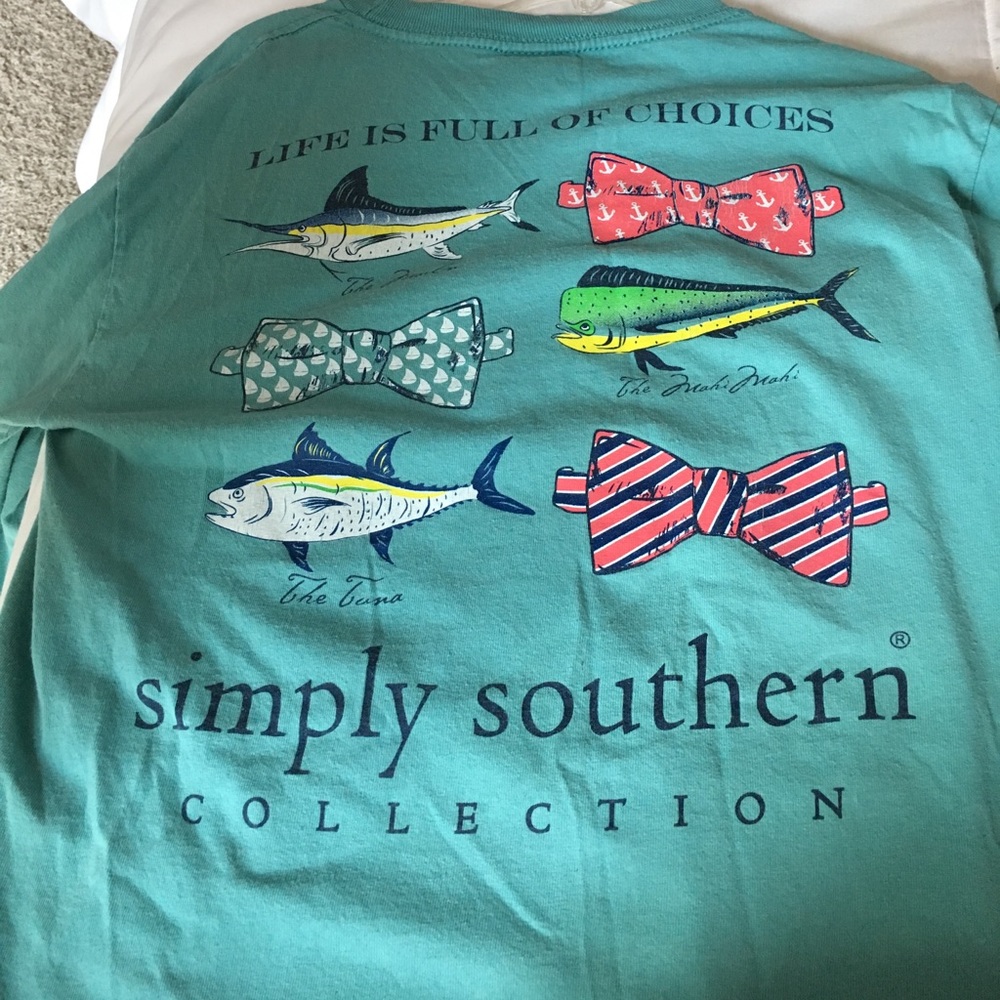 Blue long sleeve t shirt