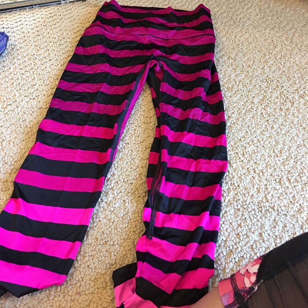 K-deer striped leggings