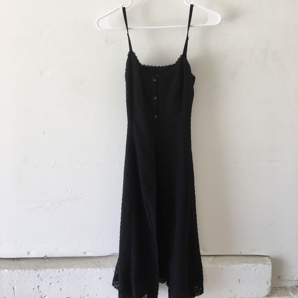 Like new black slip dress