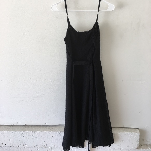 Like new black slip dress - Picture 2 of 3