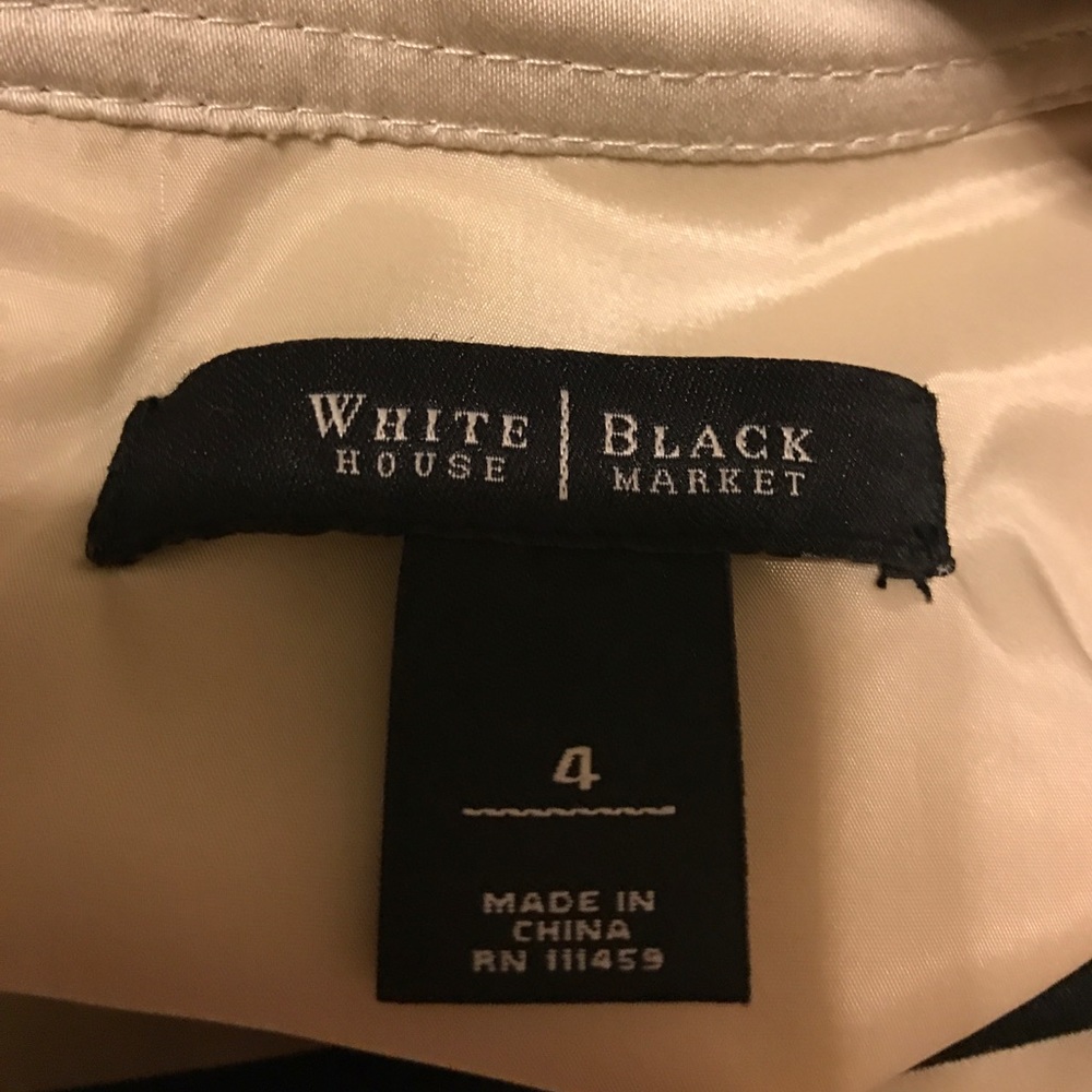 White House Black Market khaki pocket dress, sz 4 - Picture 6 of 6