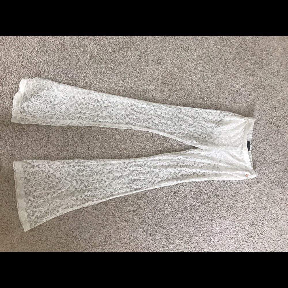 Kendall and Kylie lace bell bottoms