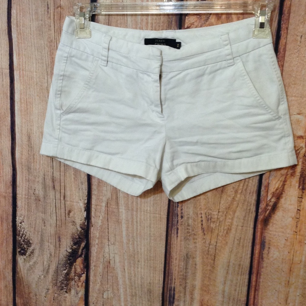 J Crew  CHINO shorts size 0