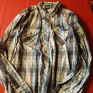 Men's long sleeve button up