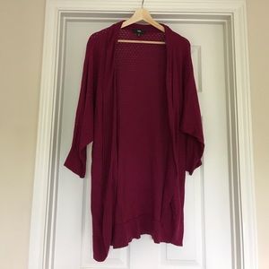 Lightweight Dolman Sleeve Slouchy Cardigan Mossimo