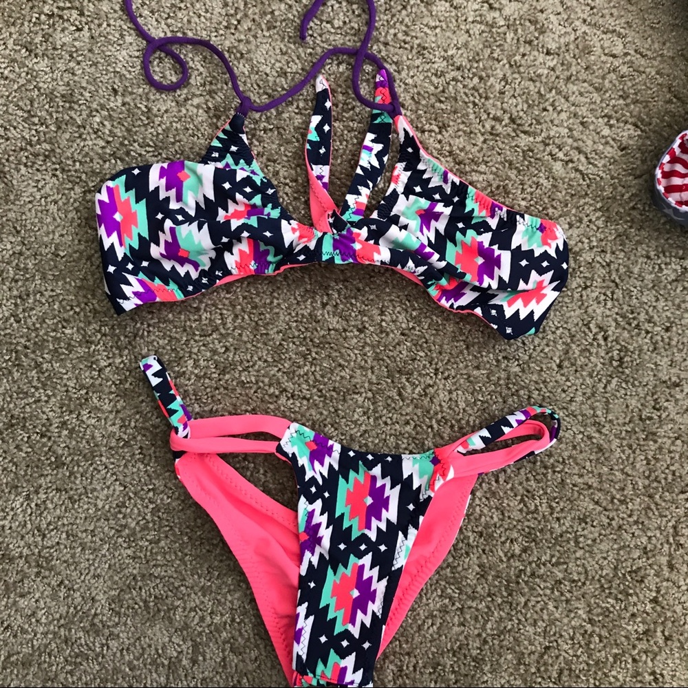 Ravish Sand Reversible Bikini Set