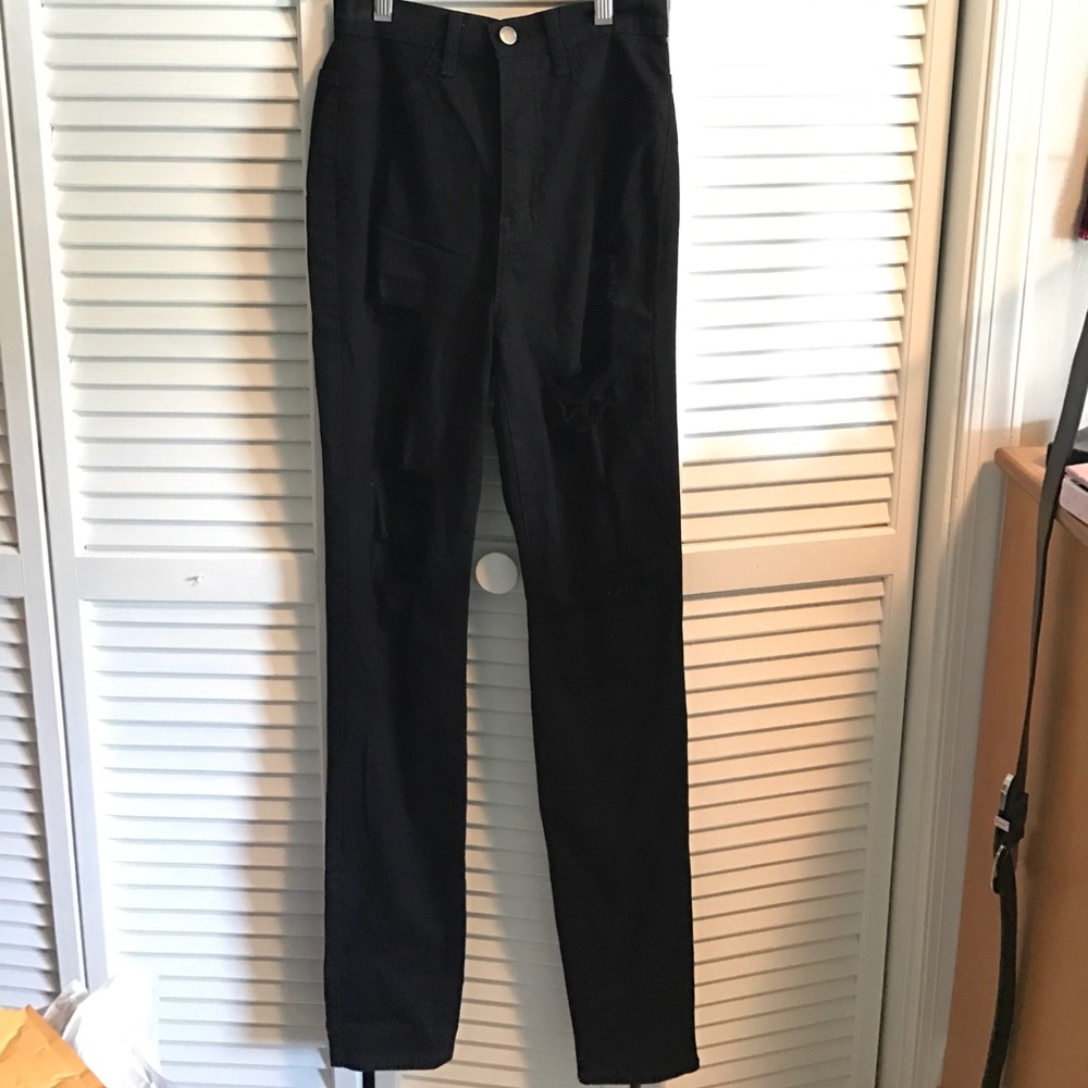 Distressed Fashion Nova Jeans