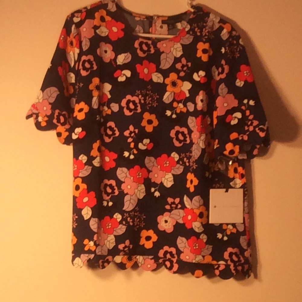 Multi color flower Top by Victoria Beckham
