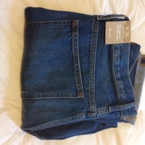 Madewell perfect vintage jeans, size 30