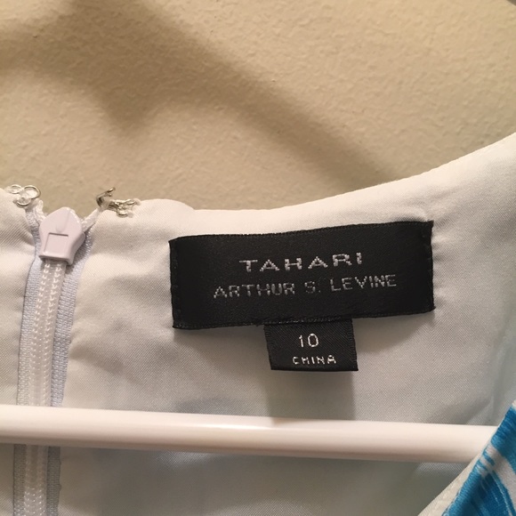 Tahari Cap Sleeve Dress - Picture 3 of 5