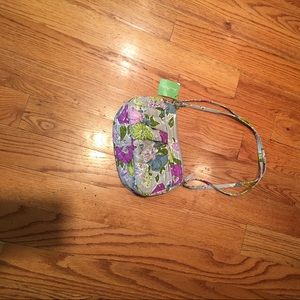 Vera Bradley gray floral purse