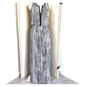 Geometric White House Black Market maxi dress