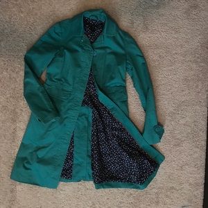 Marc jacobs XS trench coat w/ flower print lining