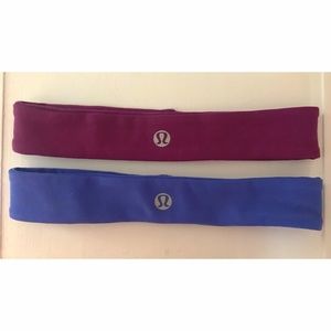 TWO Lululemon Headbands