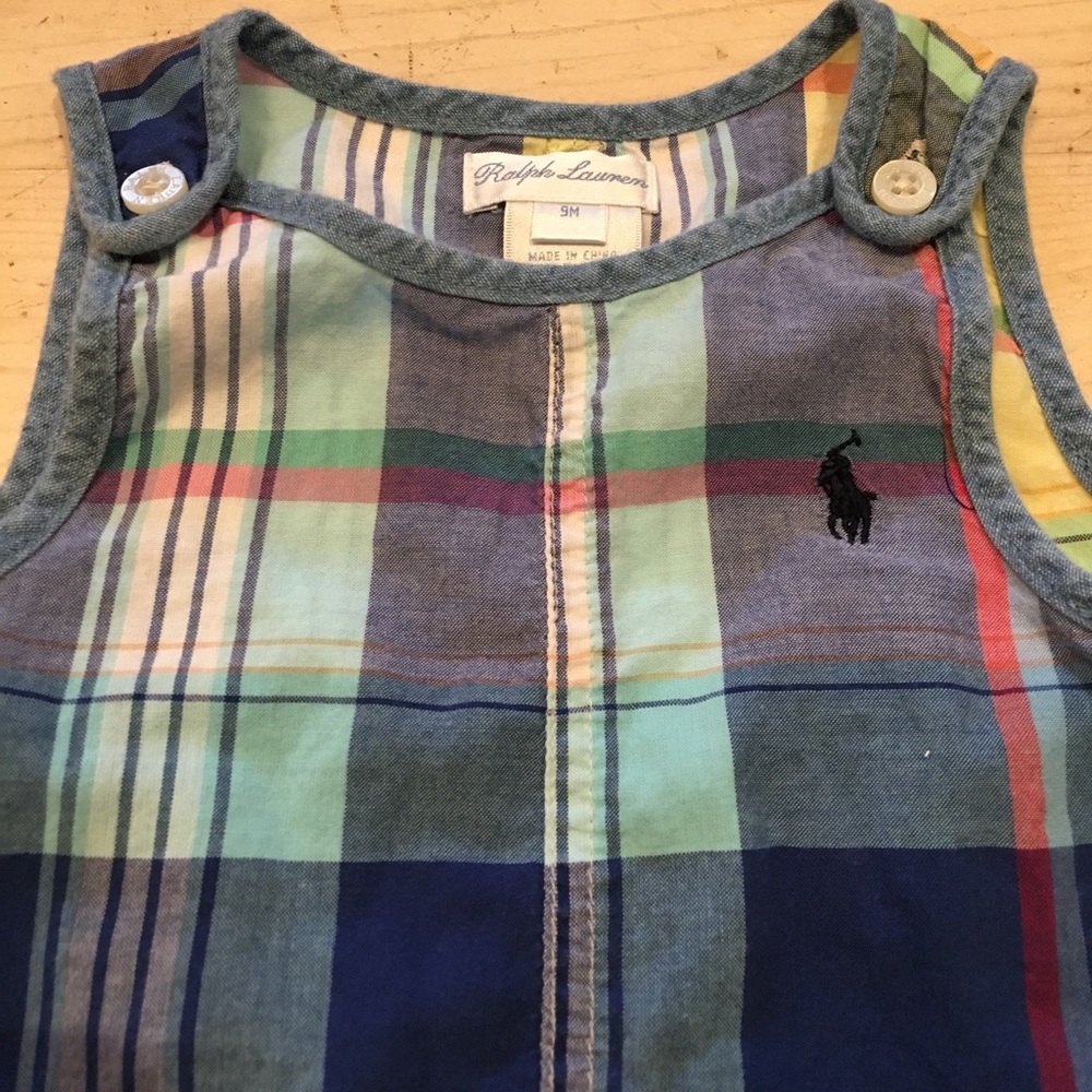 Ralph Lauren light cotton summer romper 9 mo