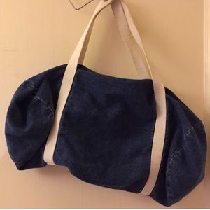 American Apparel Denim Duffle Bag