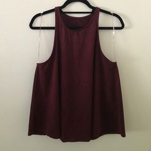 Beautiful suede tank top!