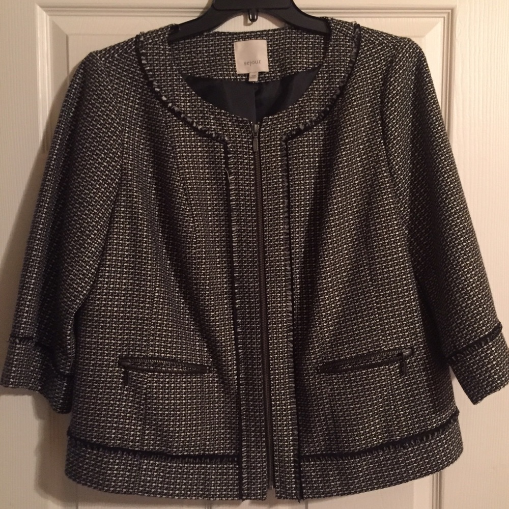 Sejour Tweed Blazer