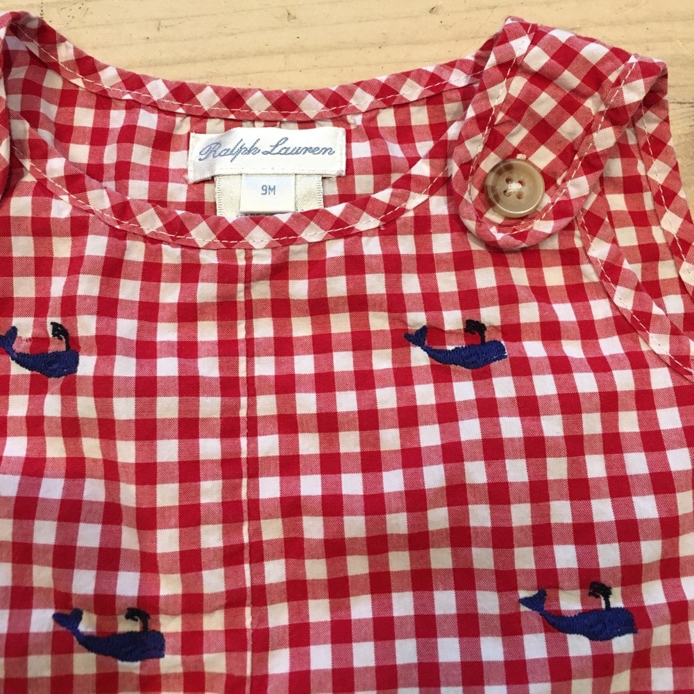 Ralph Lauren light cotton summer romper 9 mo