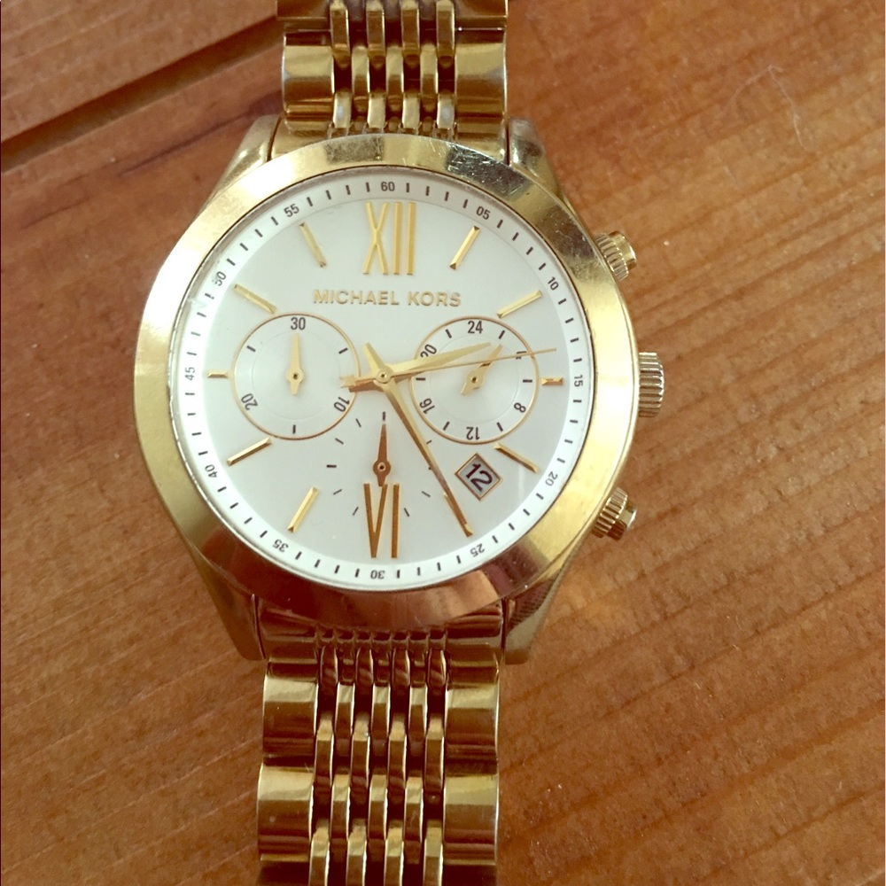 Gold Michael Kors watch