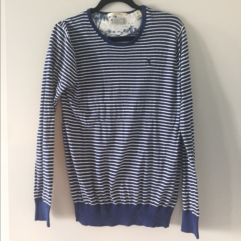 Striped ladies sweater - size M