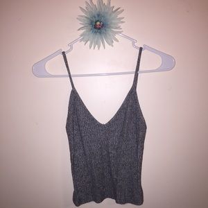 NEW Brandy Melville Gray Knit Crop Top