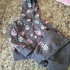 Zip hoodie with pants