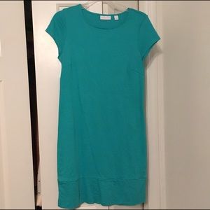 Turquoise/Teal t-shirt dress
