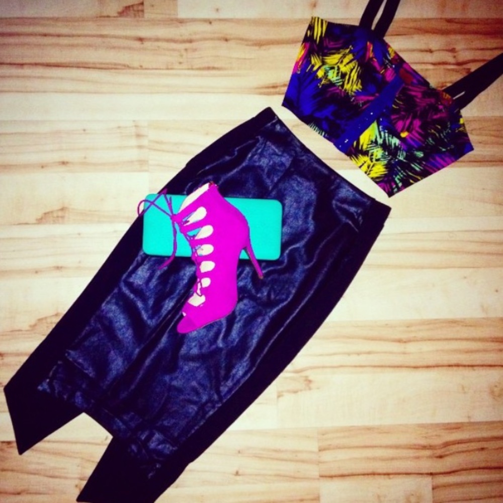 Multi-color bustier