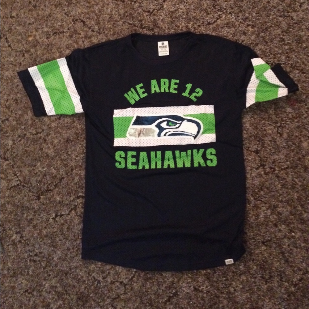 Seattle Seahawks Sequin Jersey VS PINK