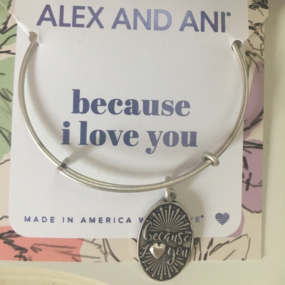Silver Alex and Ani bracelet