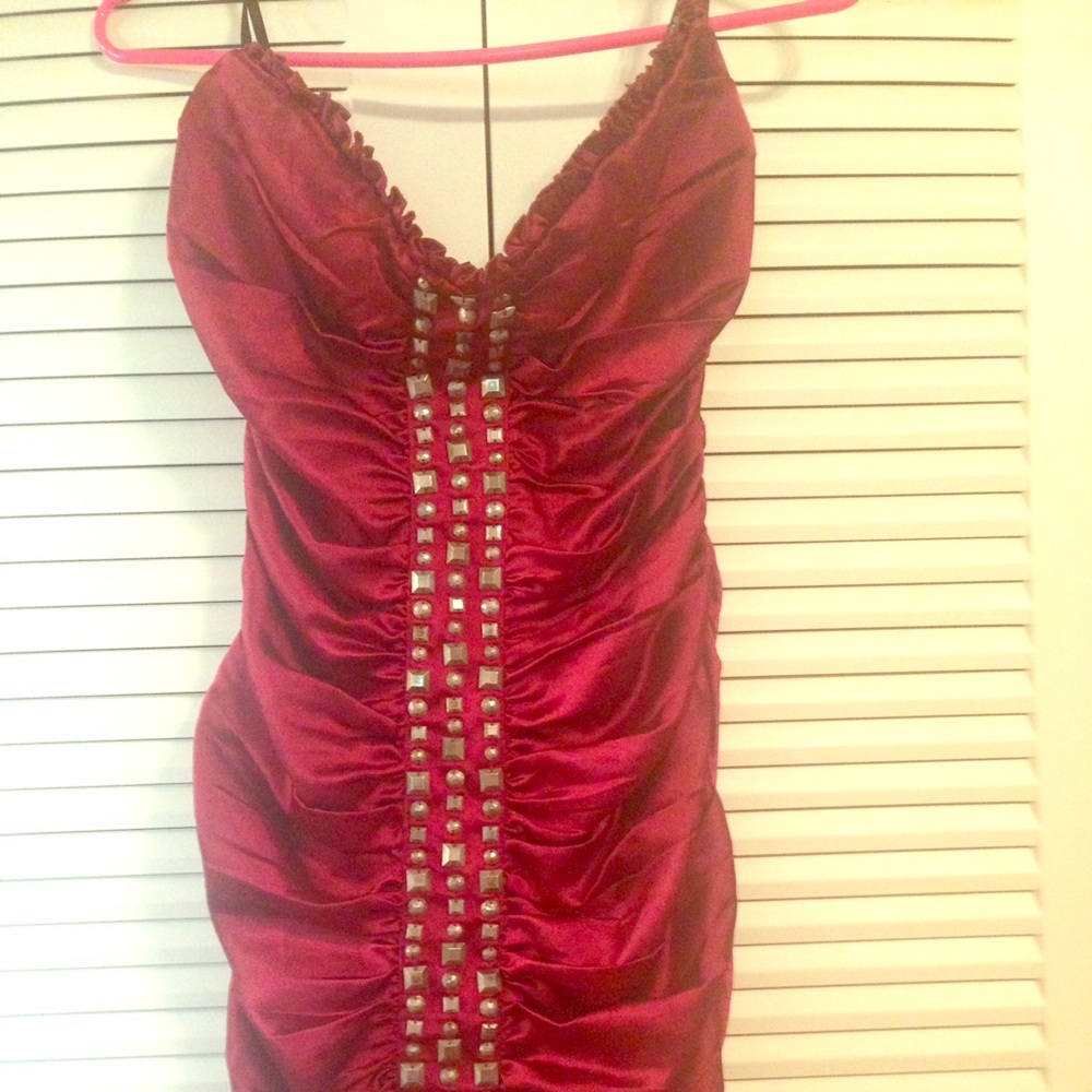 Burgundy fancy  dress