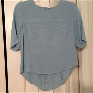 Light blue Crop Top