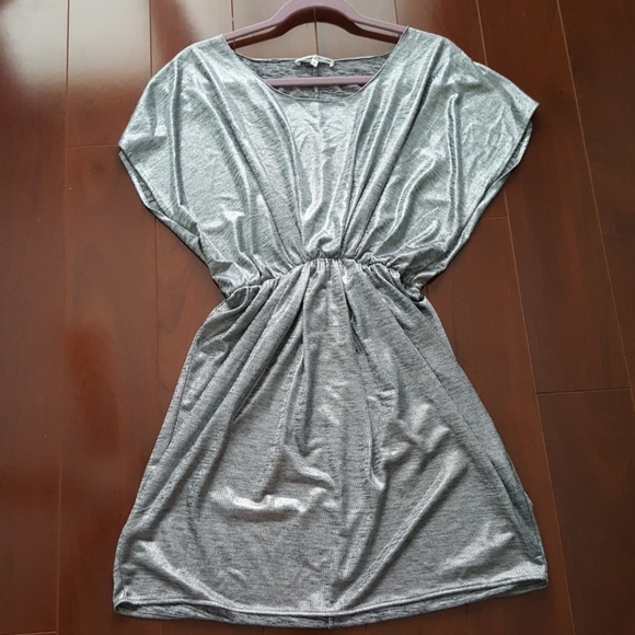 COLLECTIVE CONCEPTS silver dress size  S - Picture 6 of 8