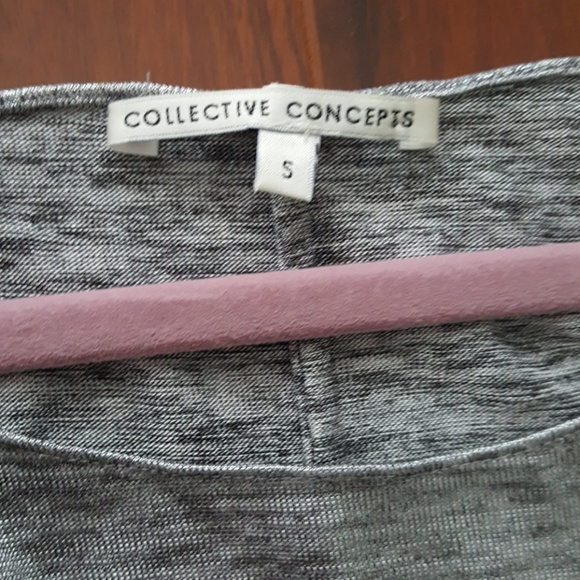 COLLECTIVE CONCEPTS silver dress size  S - Picture 8 of 8