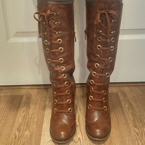 Modcloth Prospectress Brown Boots