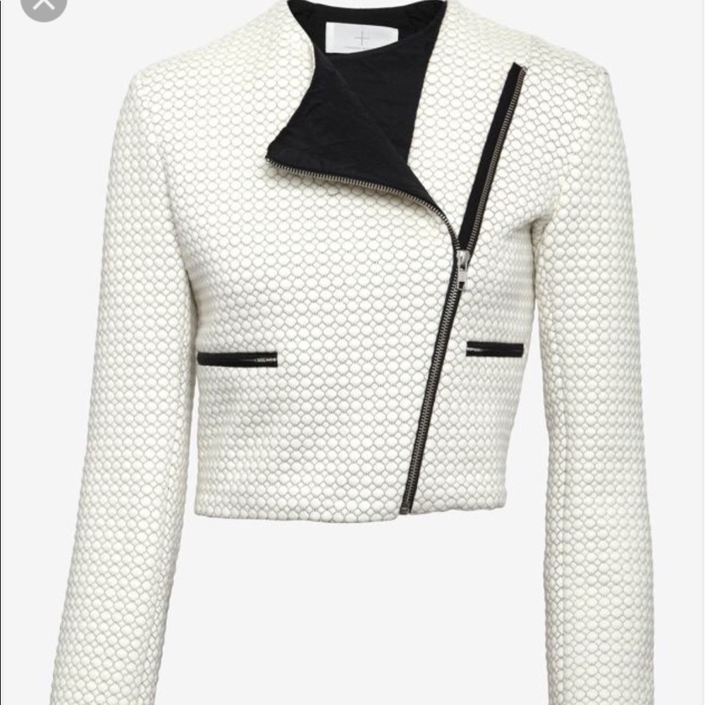 Thakoon addition quilted moto jacket - Picture 3 of 8