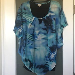 Handkerchief blouse..Size 18-20W..very light wear