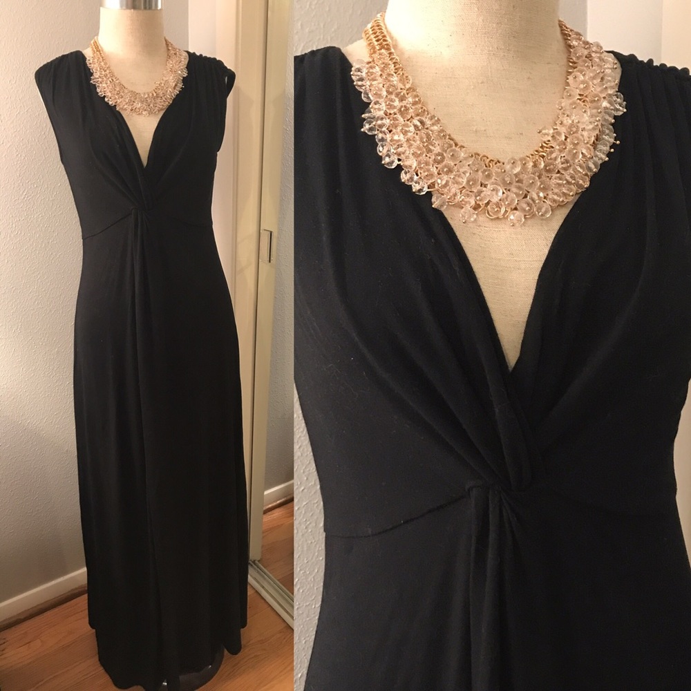 NWT Soma Black modal maxi dress s or xs