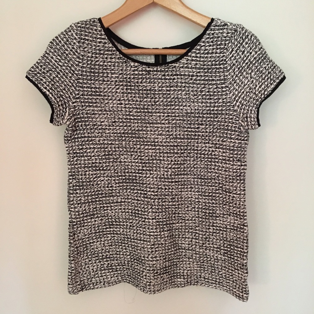 Ann Taylor Short Sleeve Sweater Top