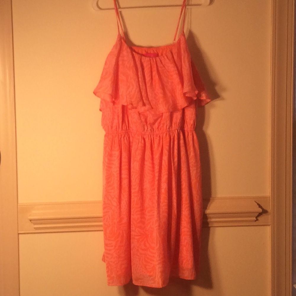 Pink and Orange Lilly Pulitzer Giraffe Dress