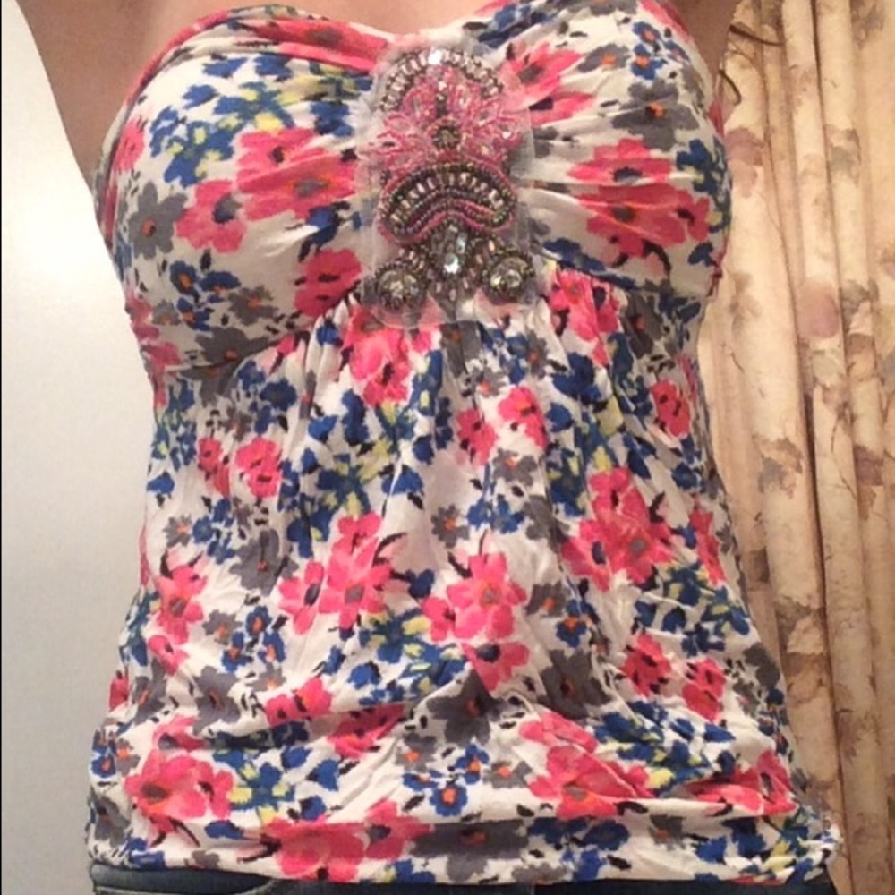 Floral Tube Top