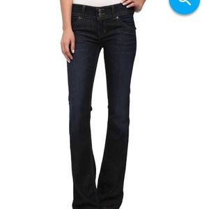 Hudson Signature Boot Cut Jeans_ Dark Denim