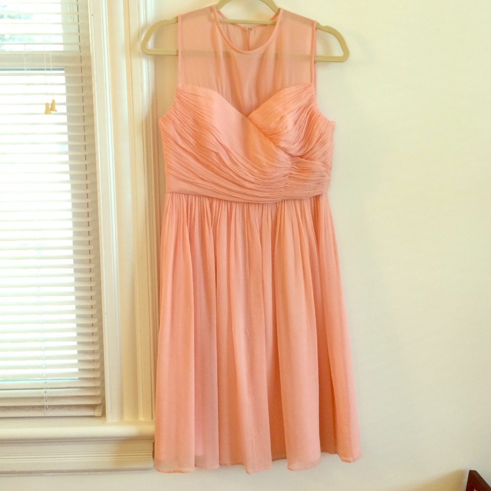 J. Crew Clara Dress in Misty Rose