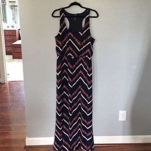 Racer back maxi dress