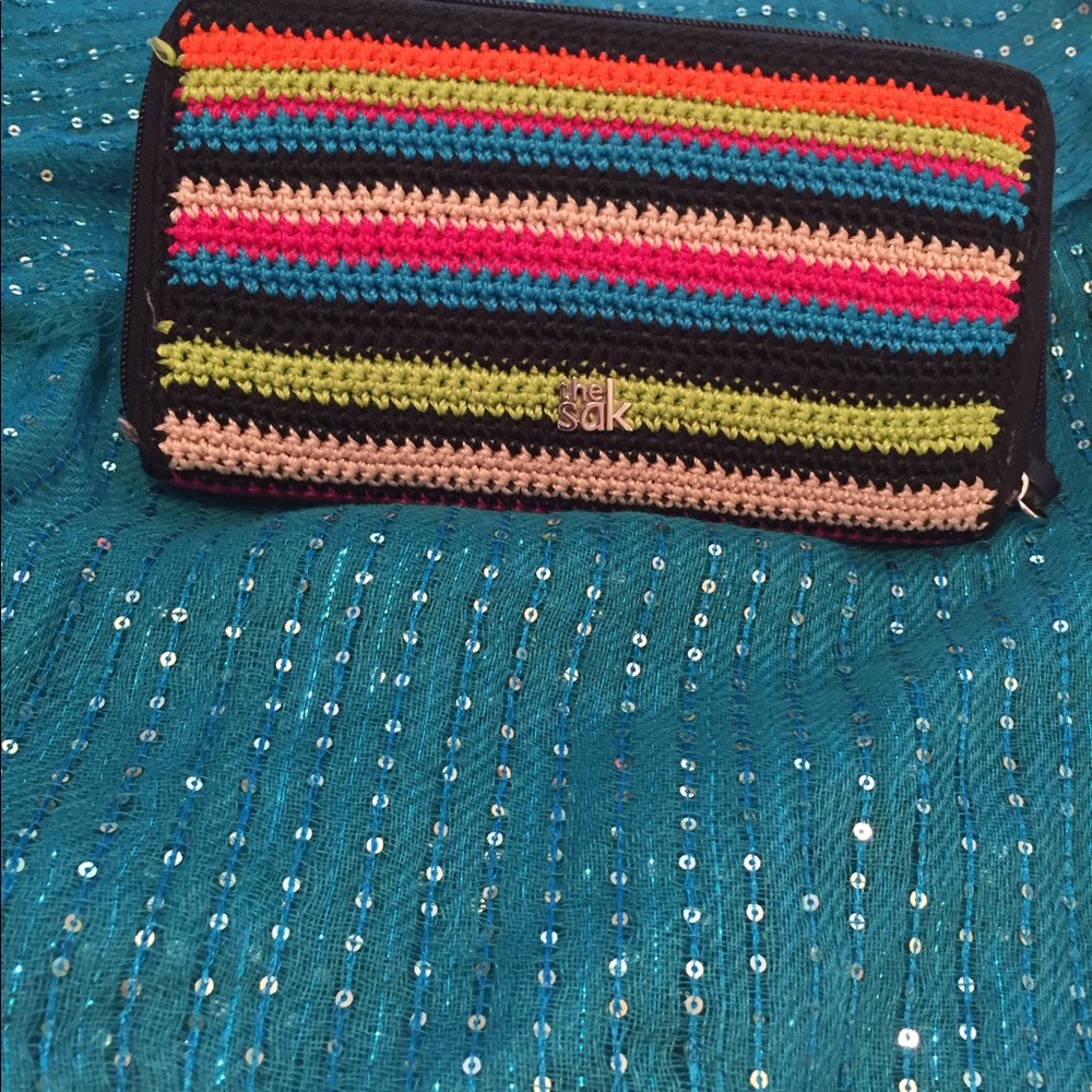 🎉Reduced🎉SAK wallet  ; 8 and 1/2" across