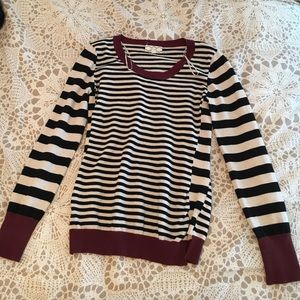 Striped lightweight sweater