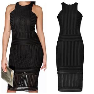 Boohoo Panelled Cutaway Midi Dress