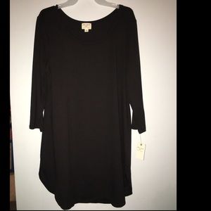 3/4 Sleeved Black Dress 🔥