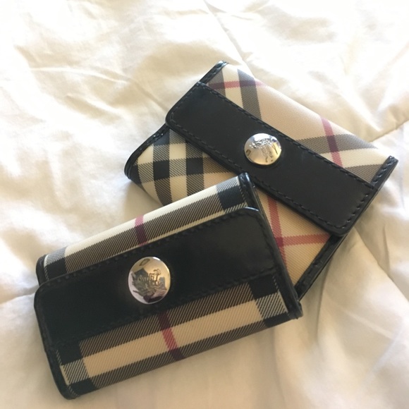 Burberry Accessories Genuine Wallet And Matching Key Case Poshmark